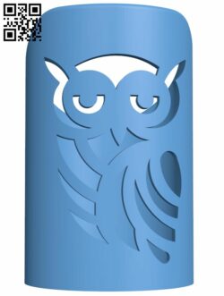 Mural Clock Owl on a Tree 3D STL Model for CNC Router Engraver or 3D Printer 