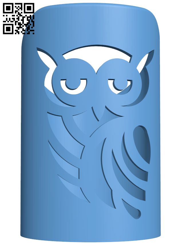 Owl holder toothpick H008762 file stl free download 3D Model for CNC and 3d printer