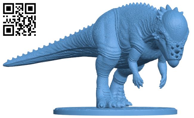 Pachycephalosaurus - Dinosaur H009093 file stl free download 3D Model for CNC and 3d printer