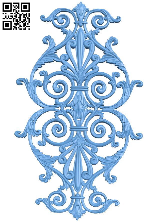 Pattern decor design T0001250 download free stl files 3d model for CNC wood carving