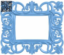 Picture frame or mirror T0001166 download free stl files 3d model for CNC wood carving