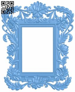 Picture frame or mirror T0001167 download free stl files 3d model for CNC wood carving