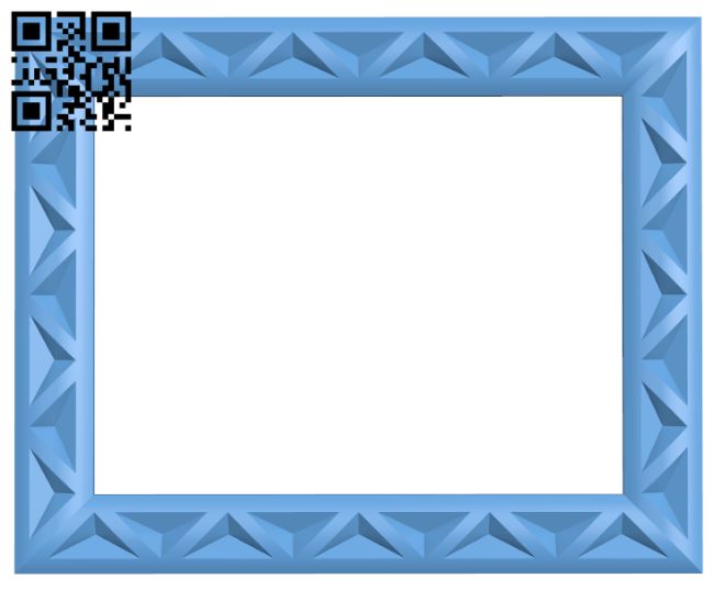 Picture frame or mirror T0001185 download free stl files 3d model for CNC wood carving