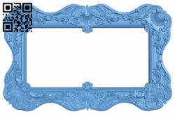 Picture frame or mirror T0001188 download free stl files 3d model for CNC wood carving