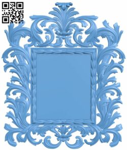 Picture frame or mirror T0001199 download free stl files 3d model for CNC wood carving