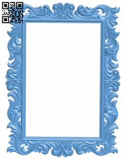 Picture frame or mirror T0001373 download free stl files 3d model for CNC wood carving