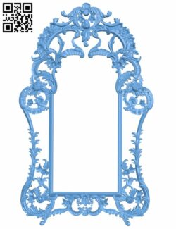 Picture frame or mirror T0001374 download free stl files 3d model for CNC wood carving