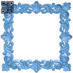 Picture frame or mirror T0001379 download free stl files 3d model for CNC wood carving