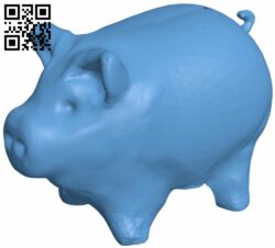 Piggy bank H009063 file stl free download 3D Model for CNC and 3d printer