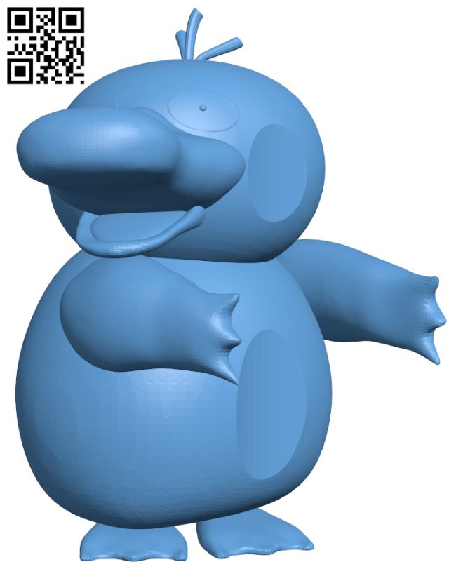 Psyduck drink holder H008829 file stl free download 3D Model for CNC and 3d printer