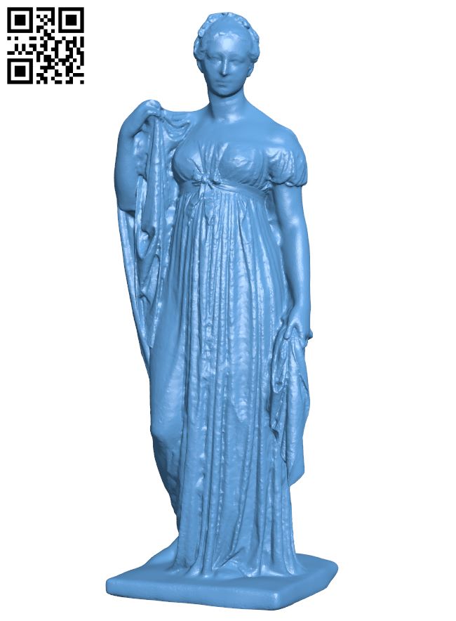 Queen Caroline Amalie H008931 file stl free download 3D Model for CNC and 3d printer