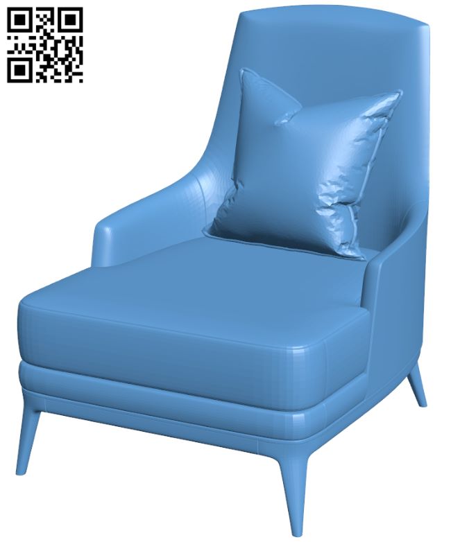 Redd Armchair H008932 file stl free download 3D Model for CNC and 3d printer