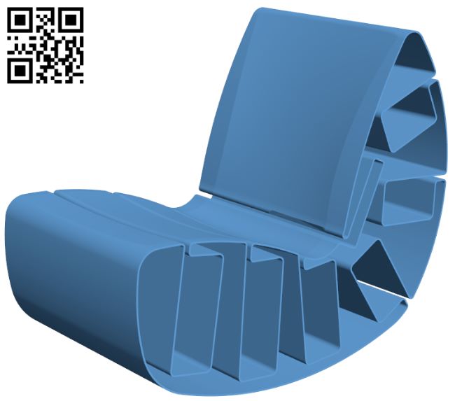 Rocking chair H008933 file stl free download 3D Model for CNC and 3d printer