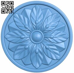 Round pattern T0001270 download free stl files 3d model for CNC wood carving
