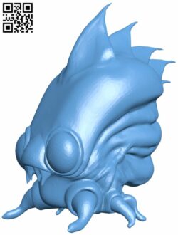 Squid H008940 file stl free download 3D Model for CNC and 3d printer