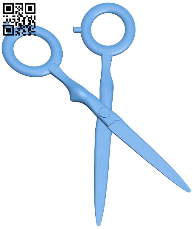 Stylist's scissors H009099 file stl free download 3D Model for CNC and 3d printer