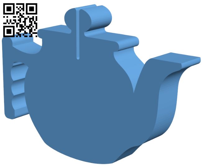 Tea bag clip H008836 file stl free download 3D Model for CNC and 3d printer