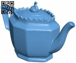 Teapot H008532 file stl free download 3D Model for CNC and 3d printer