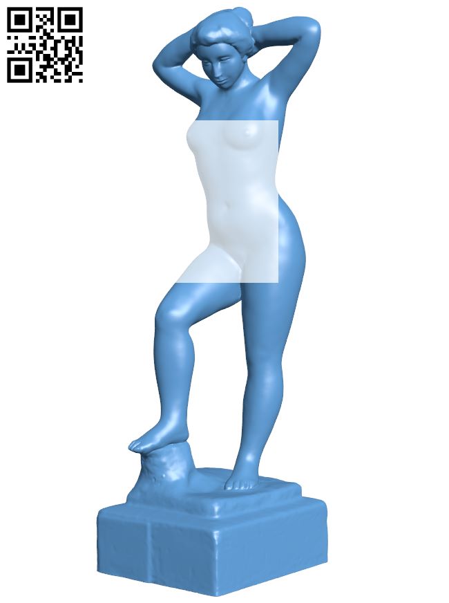The Bather H008707 file stl free download 3D Model for CNC and 3d printer