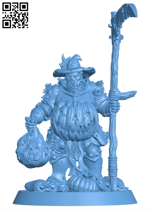 The Pumpkin Farmer - Vile Corrupted H008540 file stl free download 3D Model for CNC and 3d printer