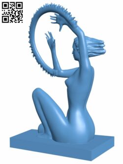 The golden goddess H008537 file stl free download 3D Model for CNC and 3d printer