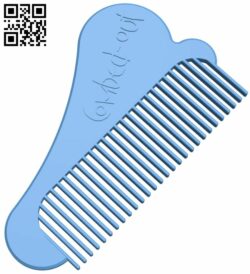 The palmer comb H008953 file stl free download 3D Model for CNC and 3d printe