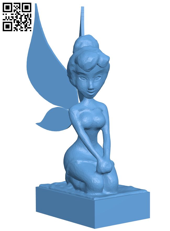 Tinkerbell tea light H00850 file stl free download 3D Model for CNC and 3d printer