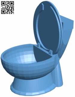 Toilet planter H008589 file stl free download 3D Model for CNC and 3d printer