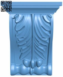 Top of the column T0001310 download free stl files 3d model for CNC wood carving