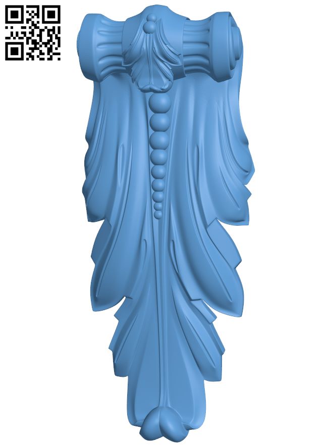 Top of the column T0001311 download free stl files 3d model for CNC wood carving