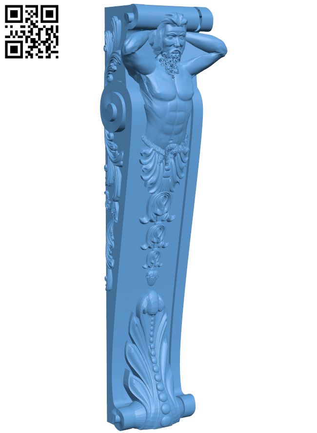 Top of the column T0001318 download free stl files 3d model for CNC wood carving