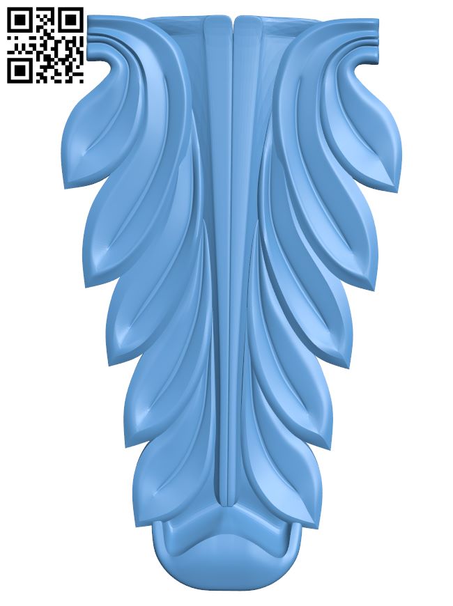 Top of the column T0001319 download free stl files 3d model for CNC wood carving
