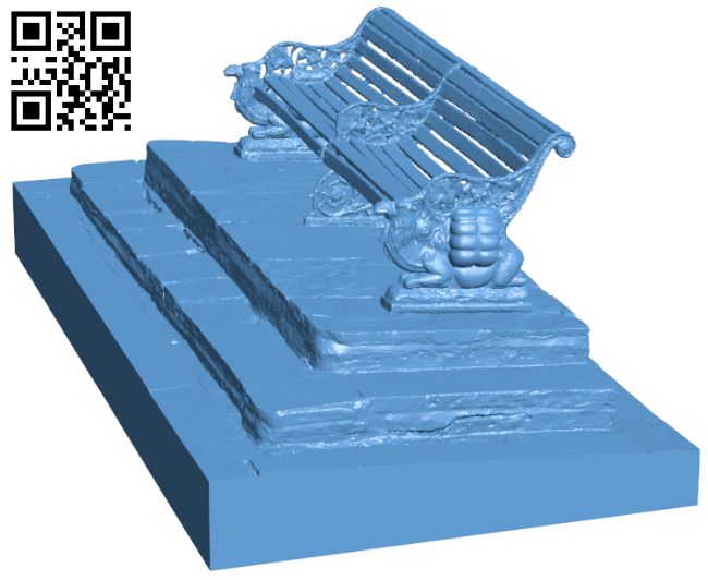 Victoria Embankment Camel Bench H008963 file stl free download 3D Model for CNC and 3d printer