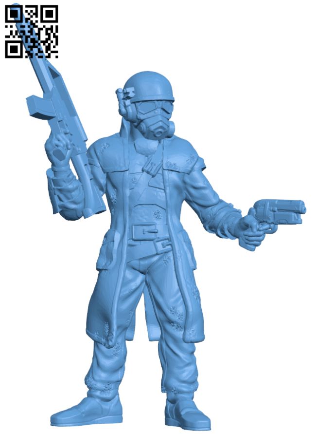 Wasteland Ranger H008979 file stl free download 3D Model for CNC and 3d printer