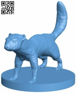 Weasel H008982 file stl free download 3D Model for CNC and 3d printer