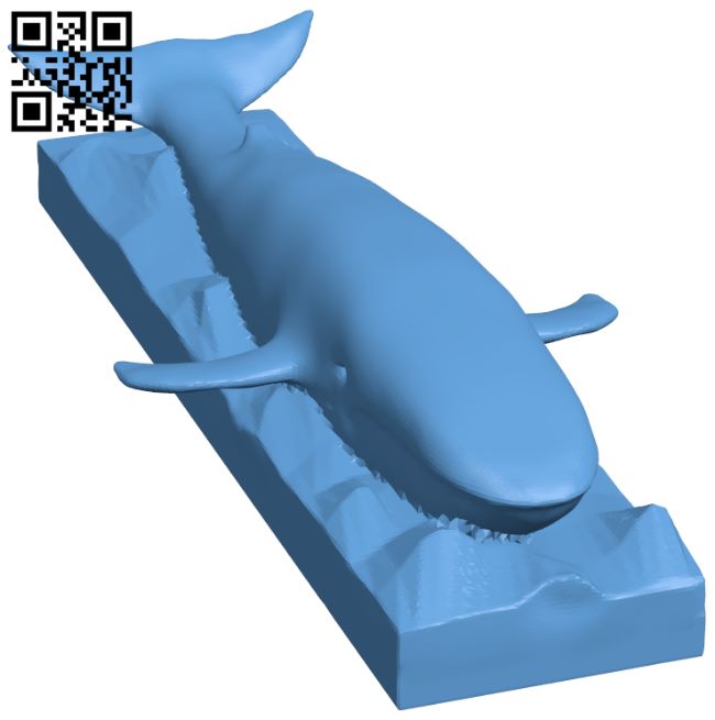 Whale H008987 file stl free download 3D Model for CNC and 3d printer