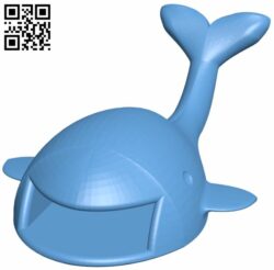 Whale case H008986 file stl free download 3D Model for CNC and 3d printer
