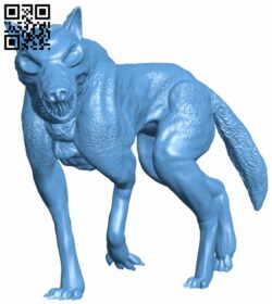 Wolf H009003 file stl free download 3D Model for CNC and 3d printer