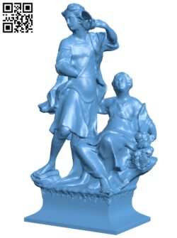 Allegory Of Autumn H009241 file stl free download 3D Model for CNC and 3d printer
