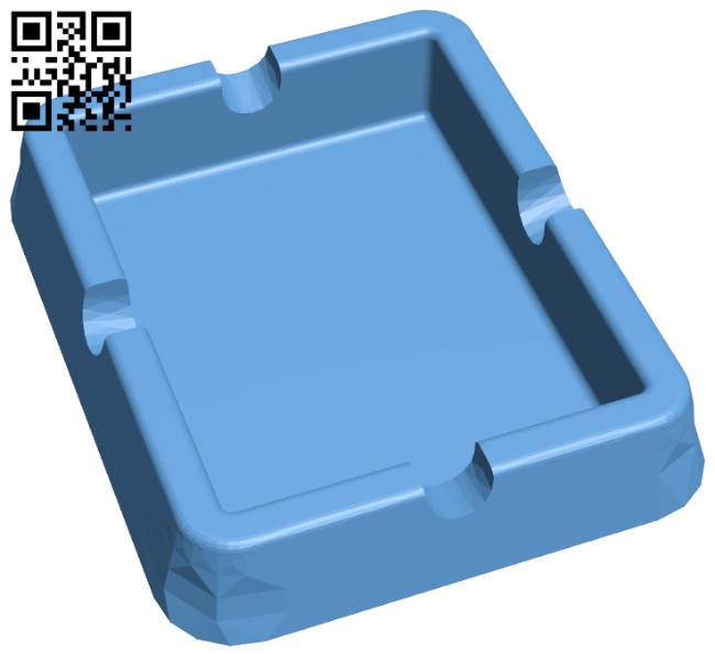 Ashtray H009263 file stl free download 3D Model for CNC and 3d printer