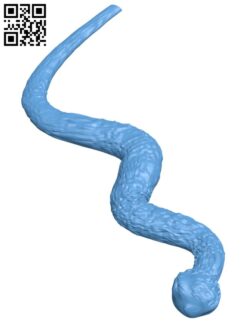 Awful Snake H009403 file stl free download 3D Model for CNC and 3d printer