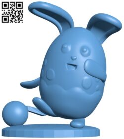 Azumarill – Pokemon H009301 file stl free download 3D Model for CNC and 3d printer