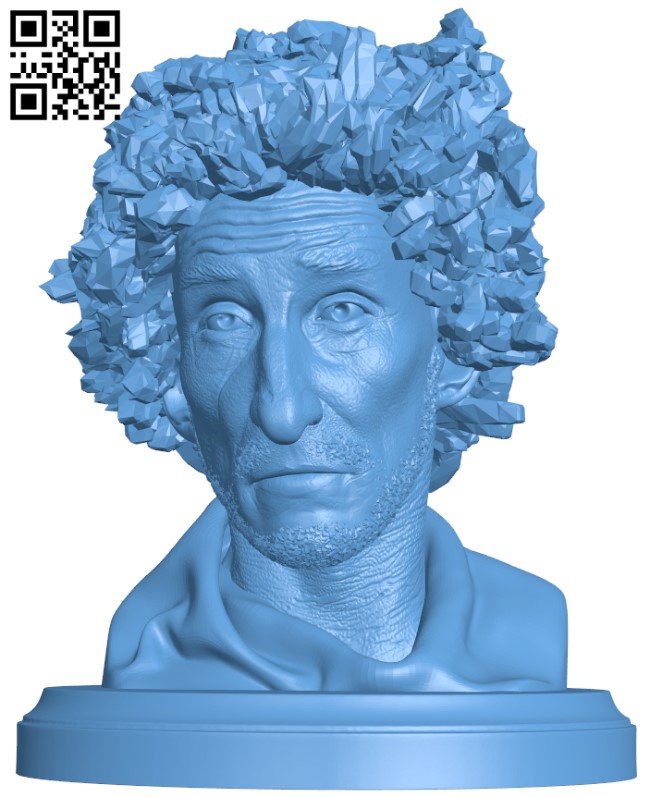 Blind Man Bust H009267 file stl free download 3D Model for CNC and 3d printer