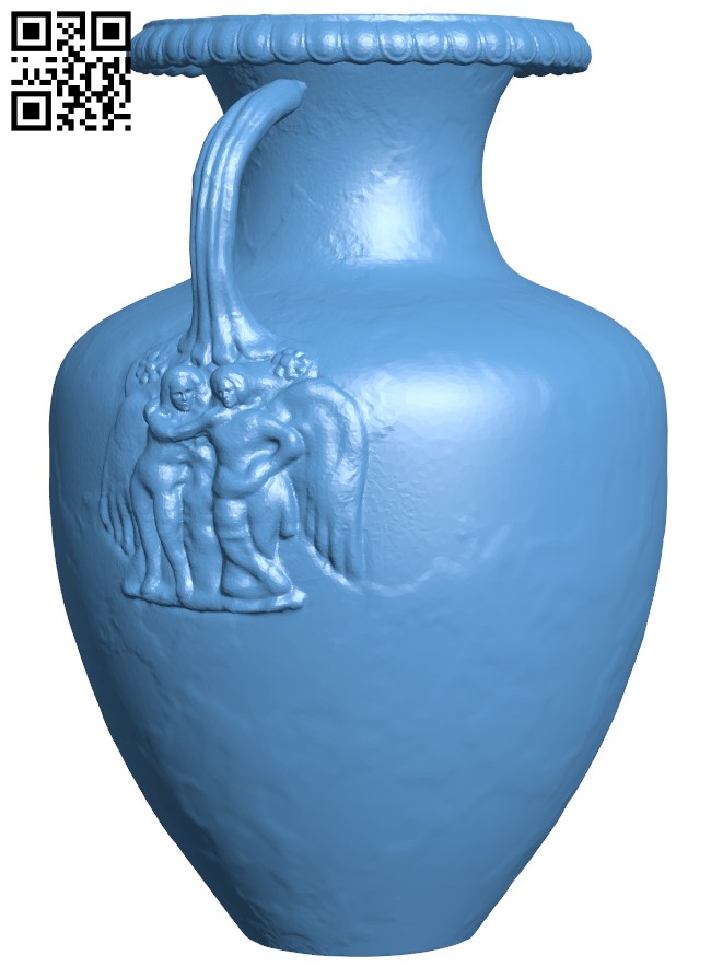 Bronze water jar H009143 file stl free download 3D Model for CNC and 3d printer
