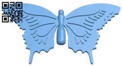 Butterfly H009305 file stl free download 3D Model for CNC and 3d printer
