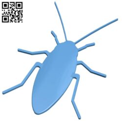 Cockroach H009342 file stl free download 3D Model for CNC and 3d printer