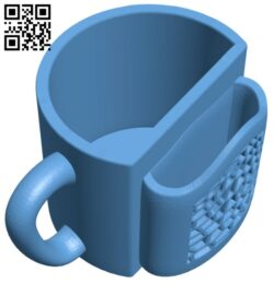 Coffee and cookie cup H009144 file stl free download 3D Model for CNC and 3d printer