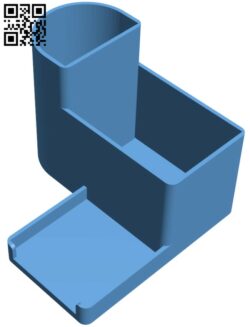 Desk top organizer H009409 file stl free download 3D Model for CNC and 3d printer