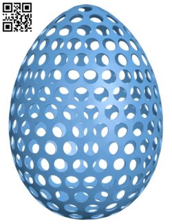 Easter egg H009310 file stl free download 3D Model for CNC and 3d printer