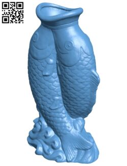 Fish vase H009168 file stl free download 3D Model for CNC and 3d printer